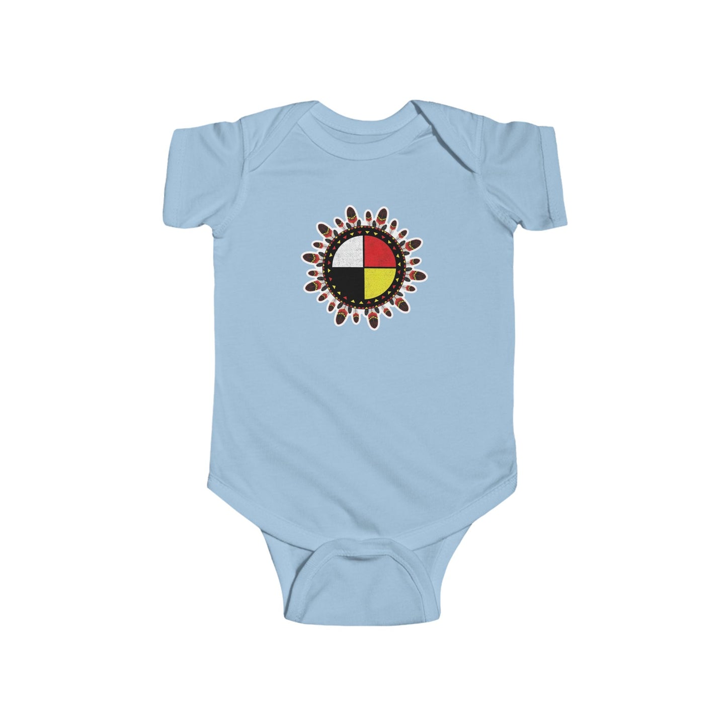 Medicine Wheel Baby Onesie