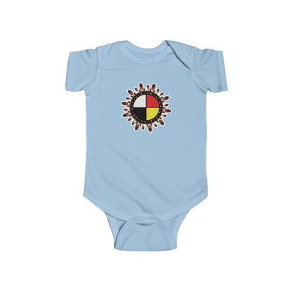 Medicine Wheel Baby Onesie