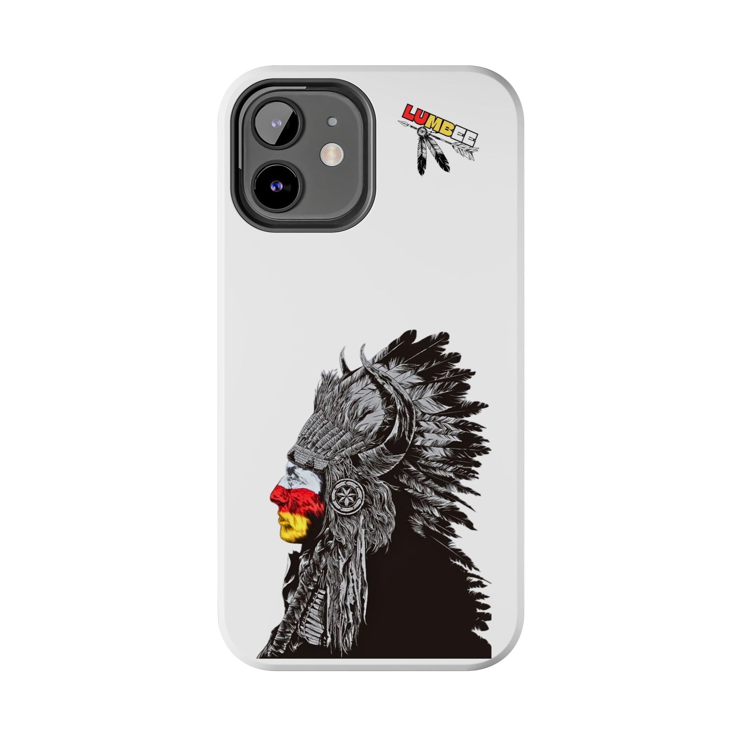 White Tough Phone Case — 910 Indian Chief