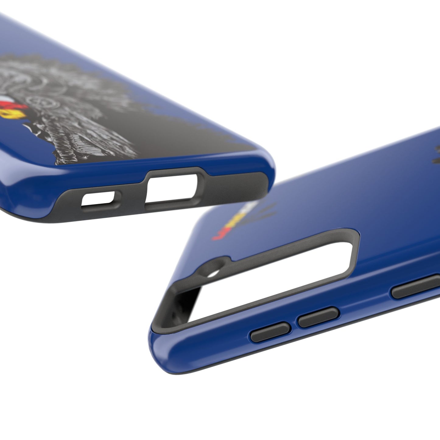Blue Tough Phone Case — 910 Indian Chief