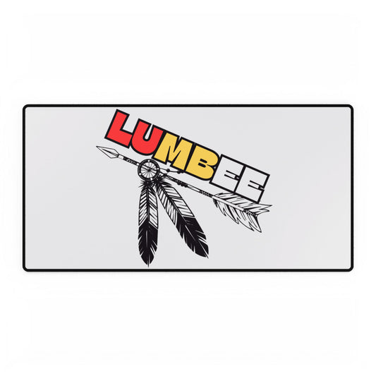Lumbee Tribal Desk Mat | White