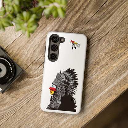 White Tough Phone Case — 910 Indian Chief