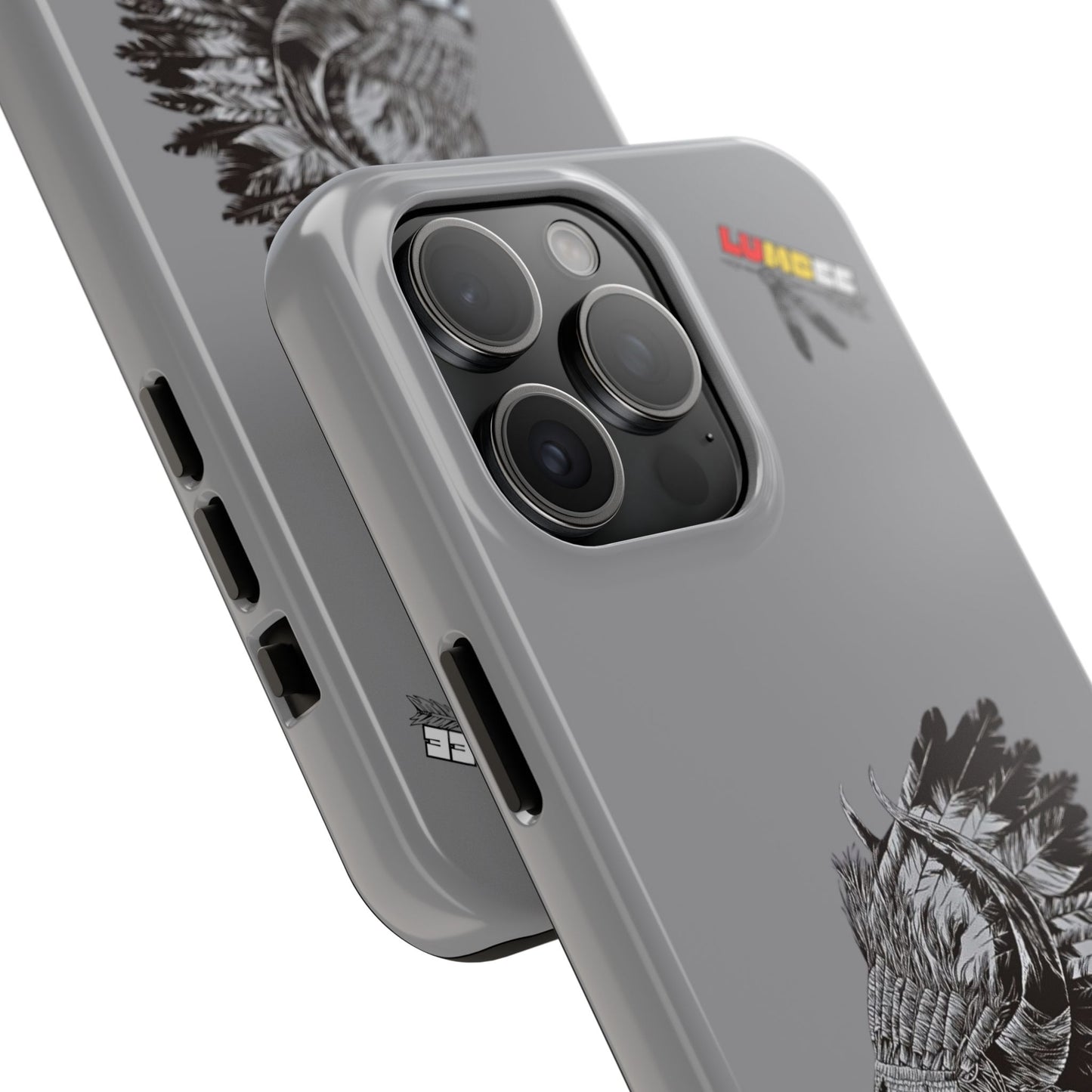 Grey Tough Phone Case — 910 Indian Chief