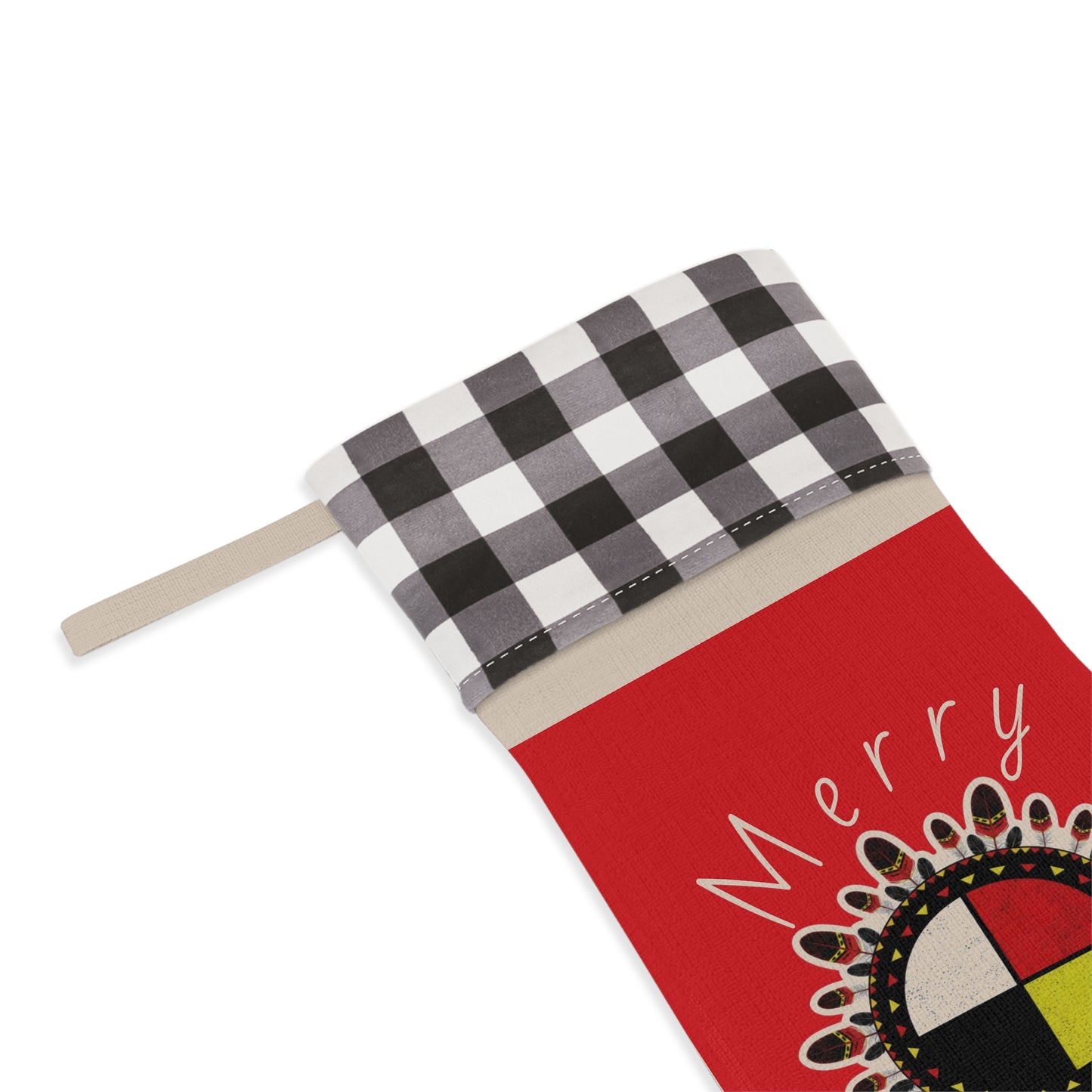 Medicine Wheel Christmas Stocking