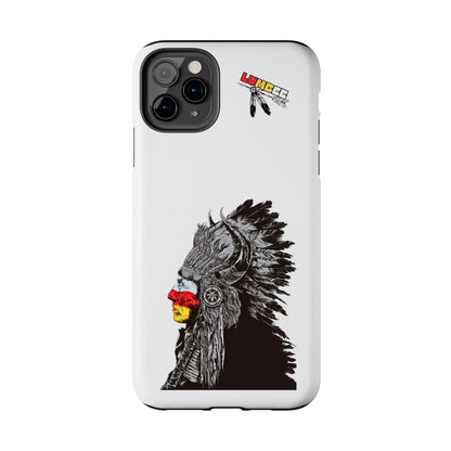 White Tough Phone Case — 910 Indian Chief