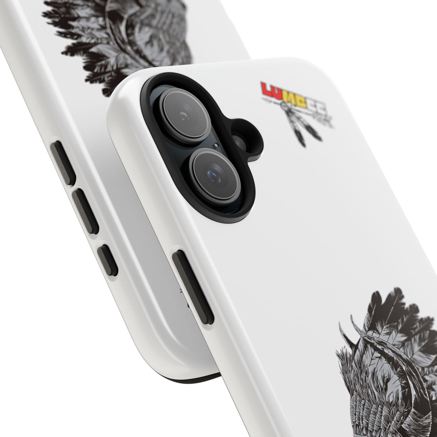White Tough Phone Case — 910 Indian Chief