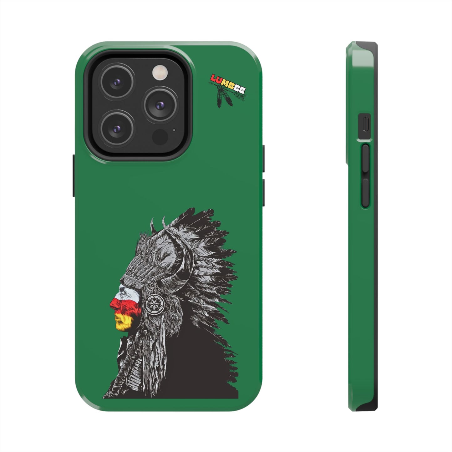 Green Tough Phone Case — 910 Indian Chief