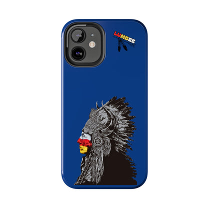 Blue Tough Phone Case — 910 Indian Chief