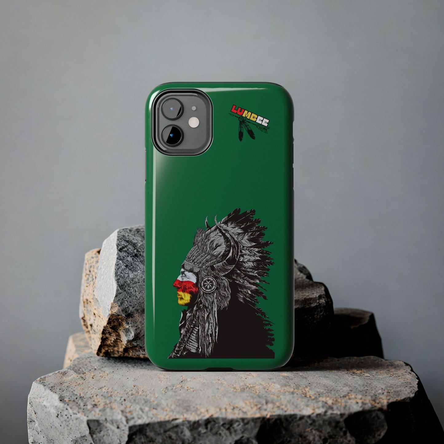 Green Tough Phone Case — 910 Indian Chief
