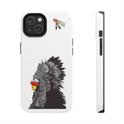 White Tough Phone Case — 910 Indian Chief