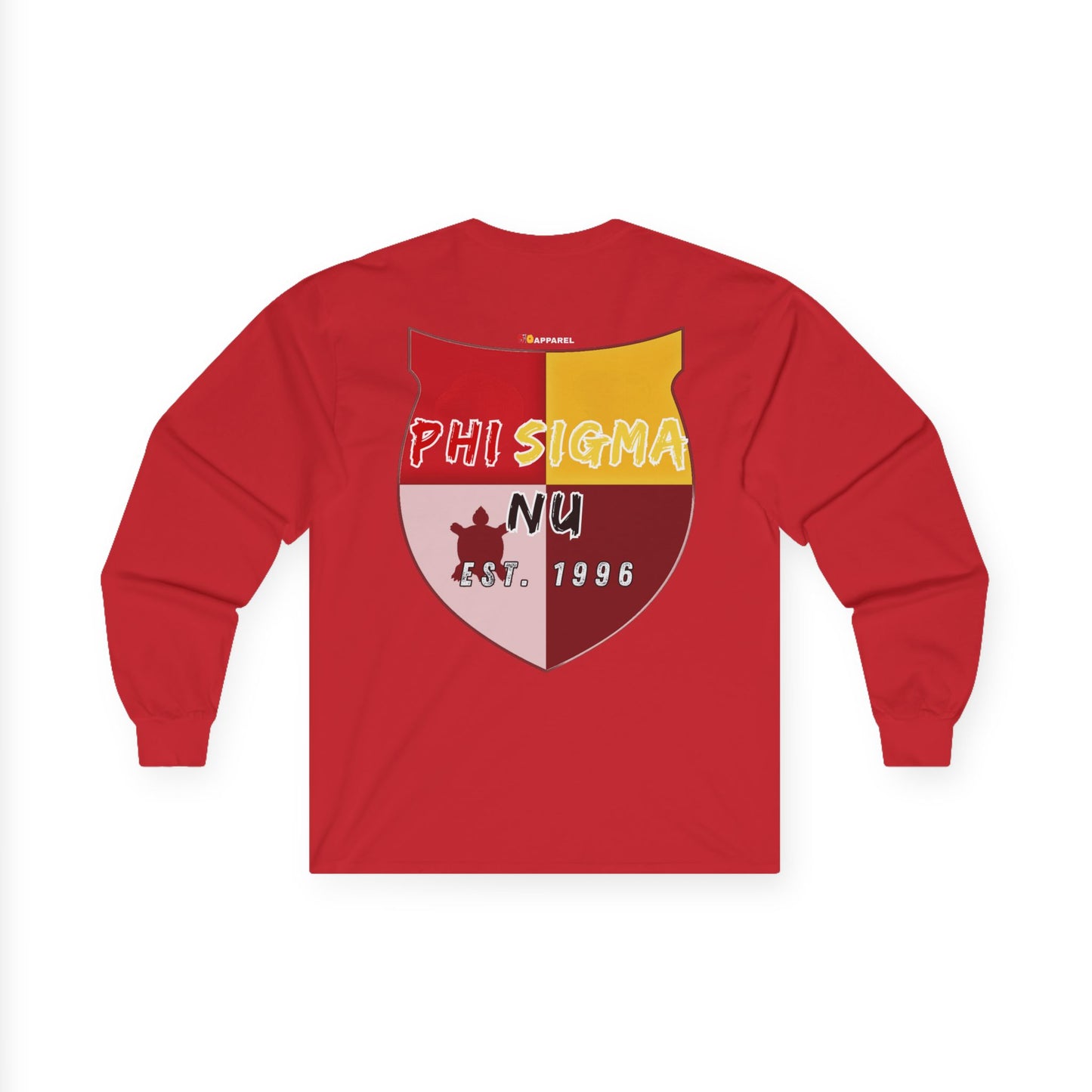Phi Sigma Nu Long Sleeve Graphic Tee - Crest