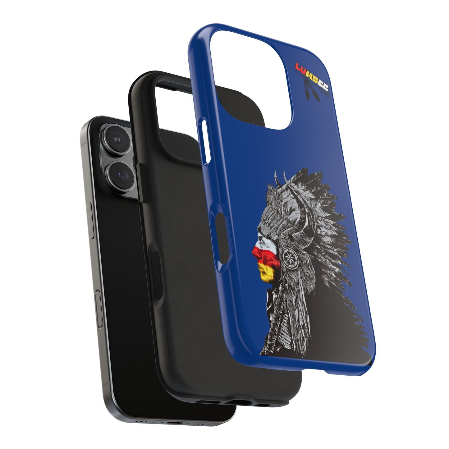 Blue Tough Phone Case — 910 Indian Chief