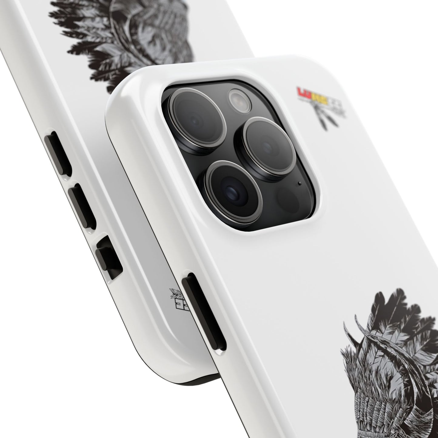 White Tough Phone Case — 910 Indian Chief