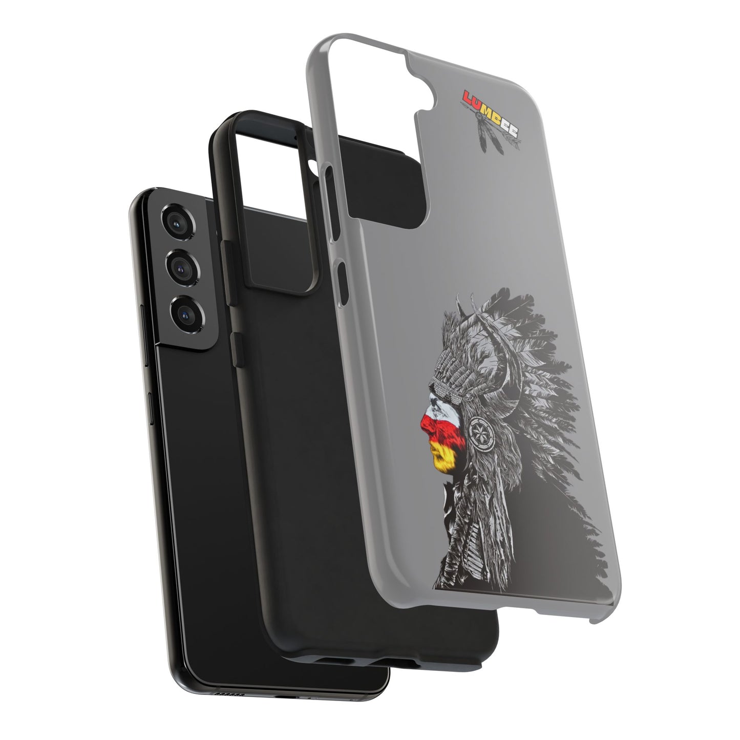 Grey Tough Phone Case — 910 Indian Chief