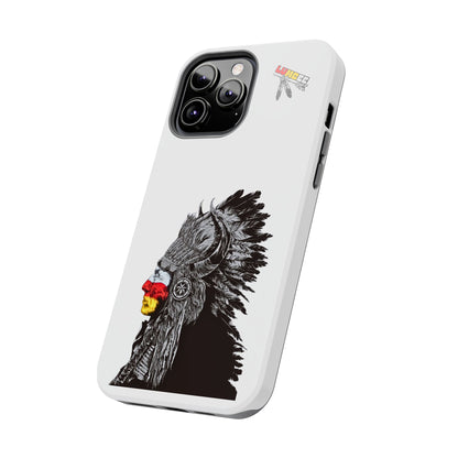 White Tough Phone Case — 910 Indian Chief