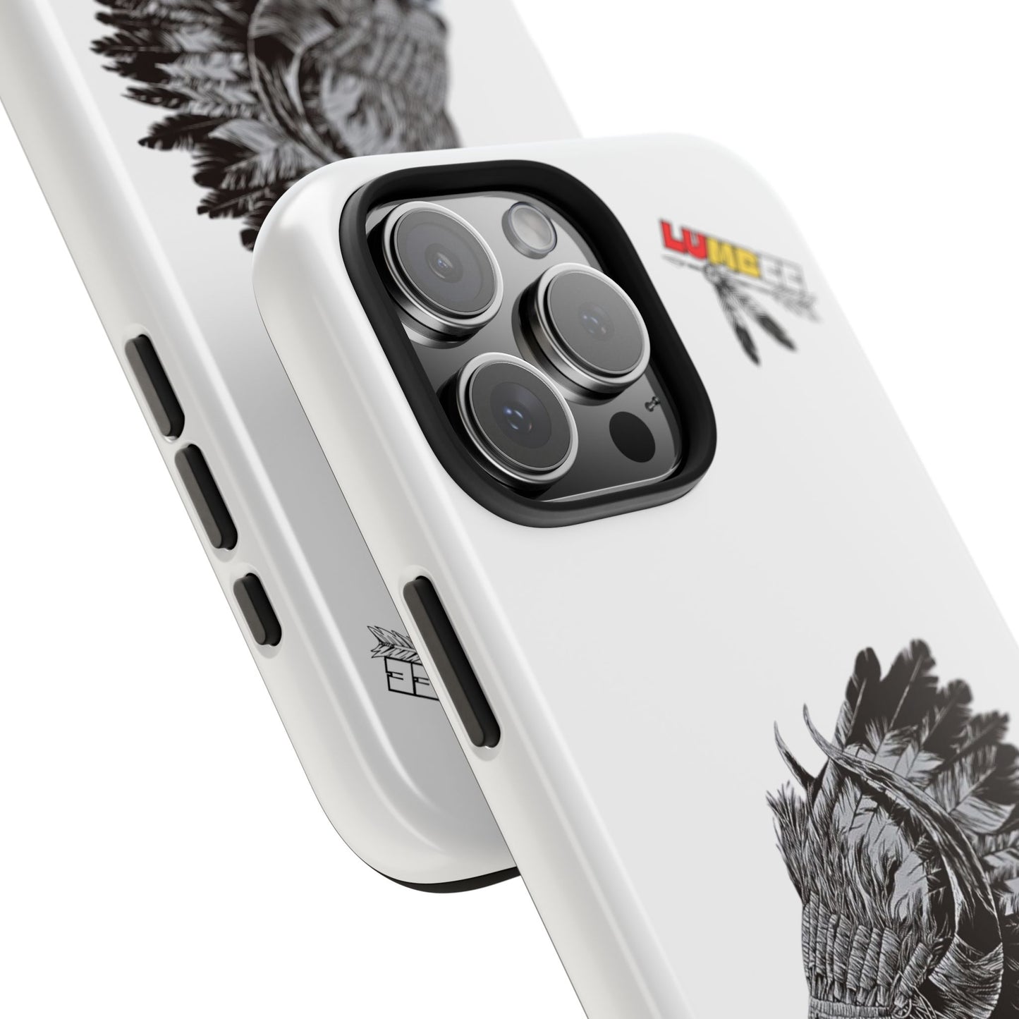 White Tough Phone Case — 910 Indian Chief