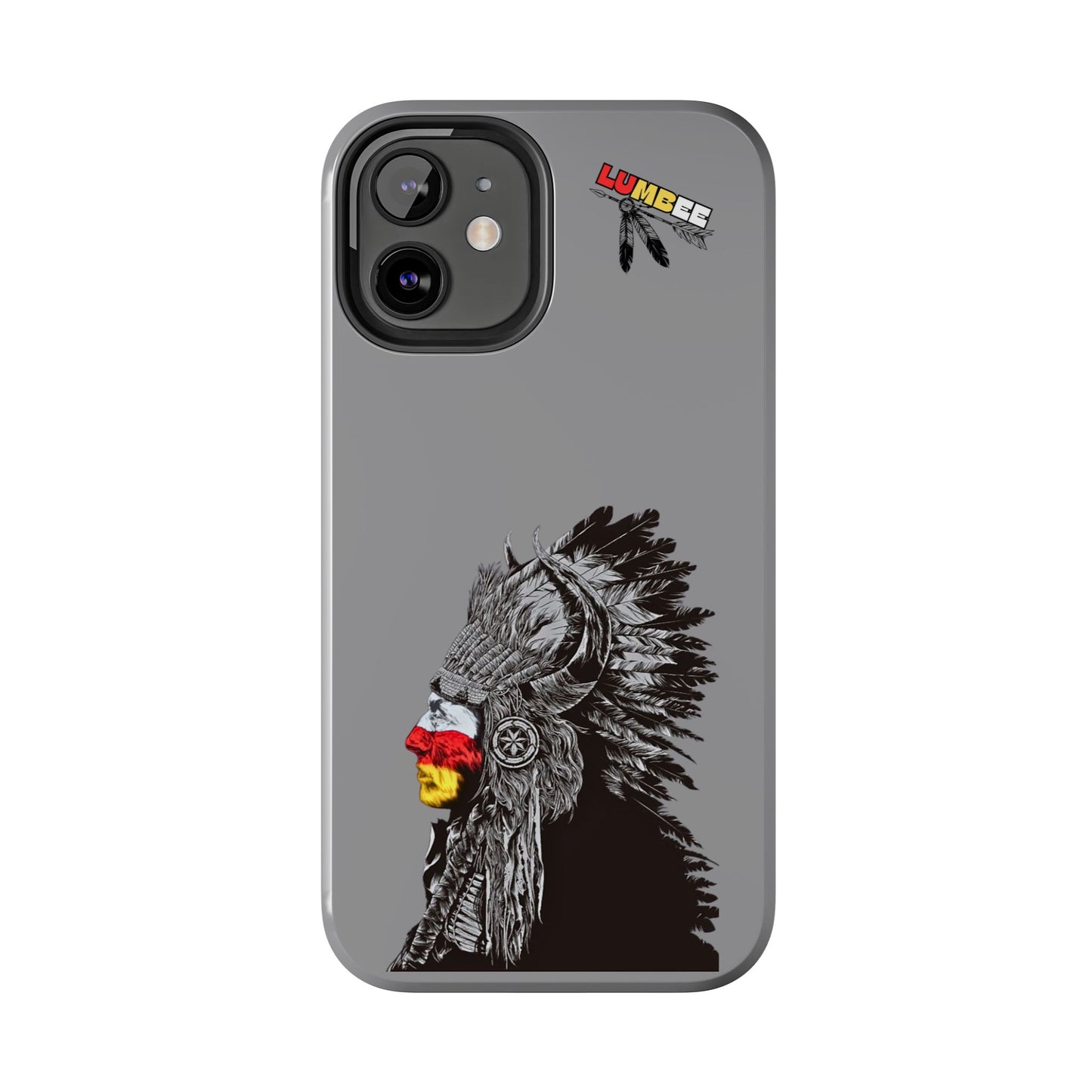 Grey Tough Phone Case — 910 Indian Chief