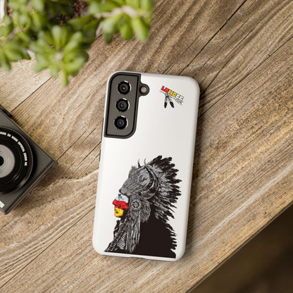 White Tough Phone Case — 910 Indian Chief
