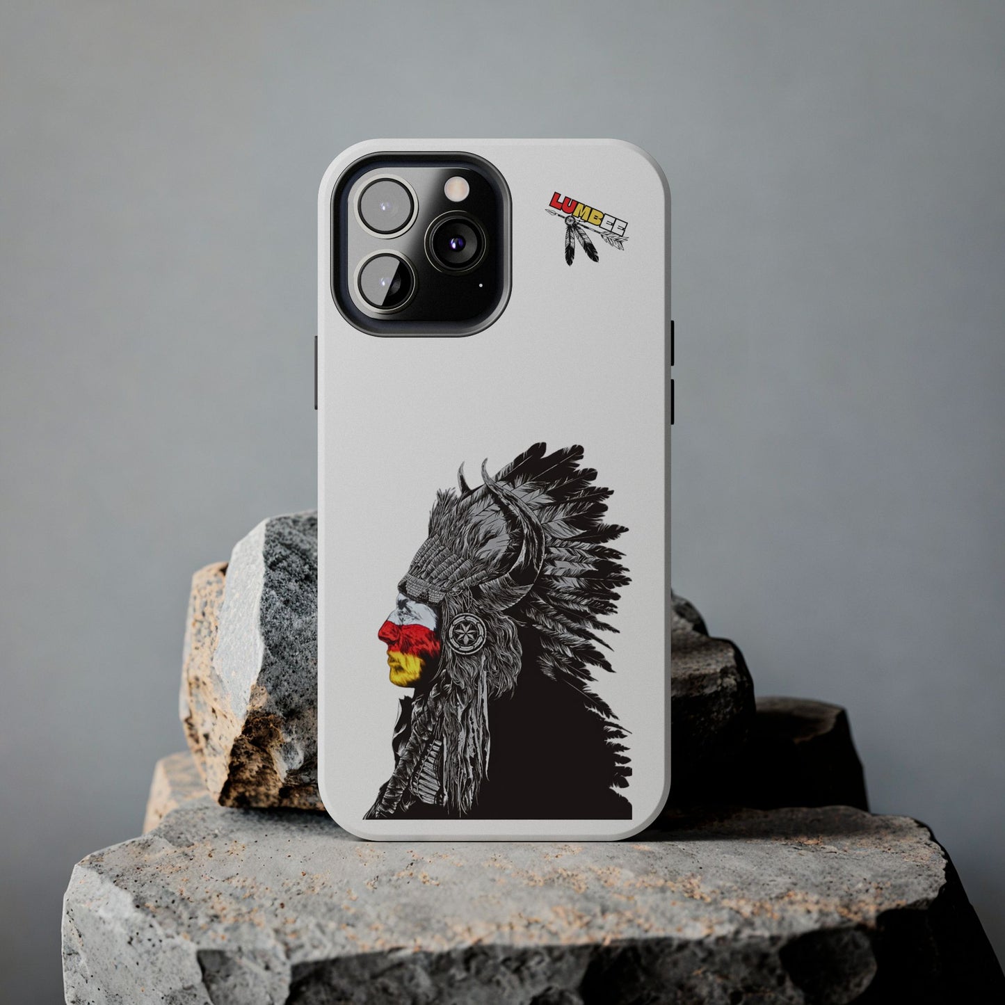 White Tough Phone Case — 910 Indian Chief