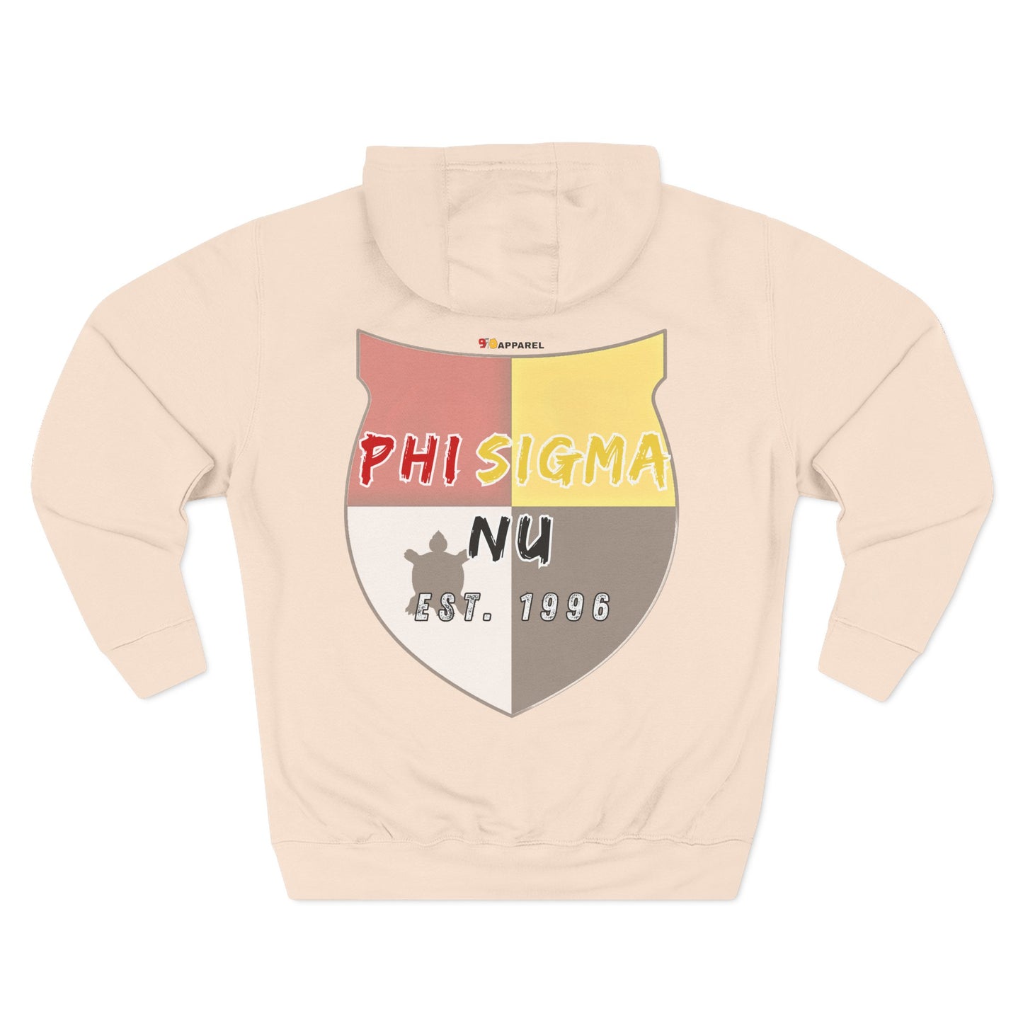 Phi Sigma Nu Fleece Graphic Hoodie - Crest