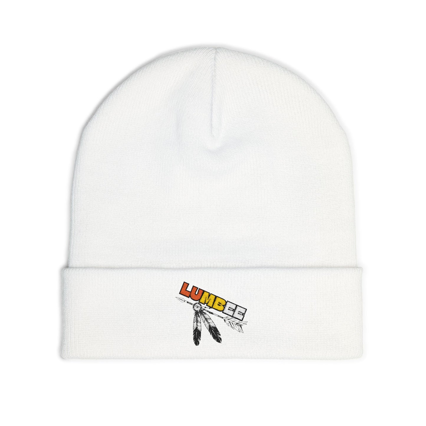 Cozy Lumbee Embroidered Knit Beanie