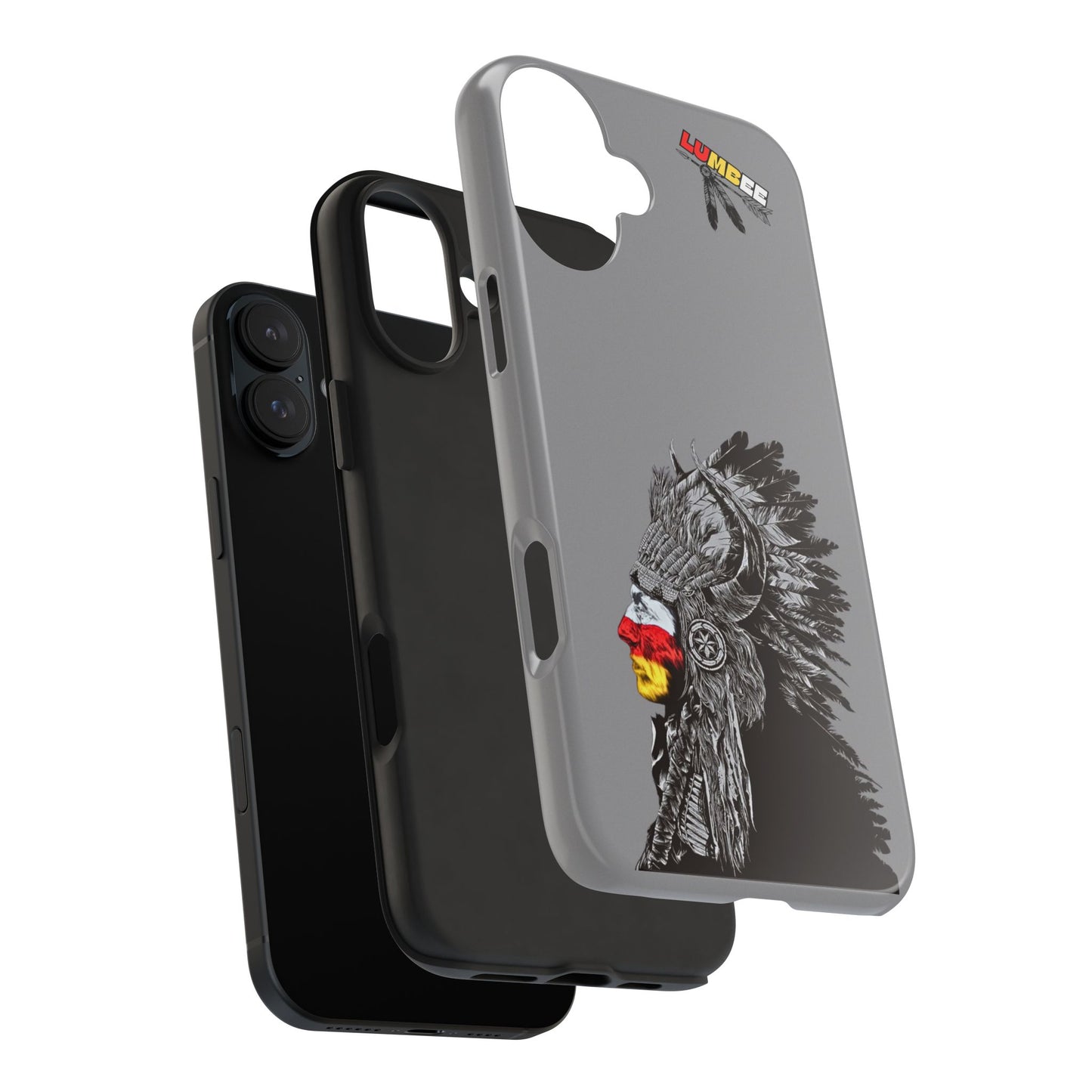 Grey Tough Phone Case — 910 Indian Chief