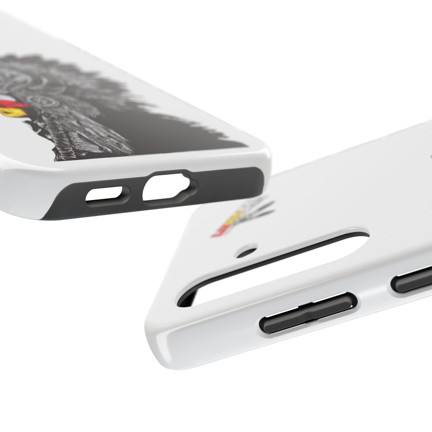 White Tough Phone Case — 910 Indian Chief