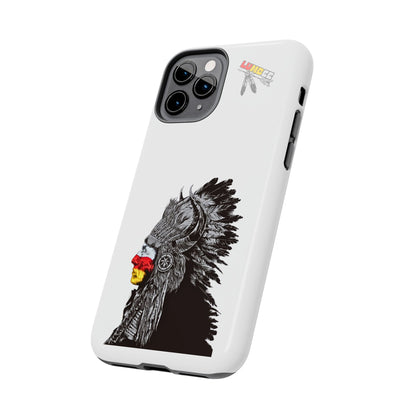 White Tough Phone Case — 910 Indian Chief