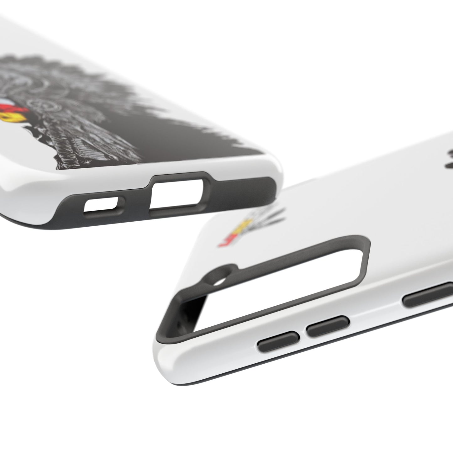 White Tough Phone Case — 910 Indian Chief