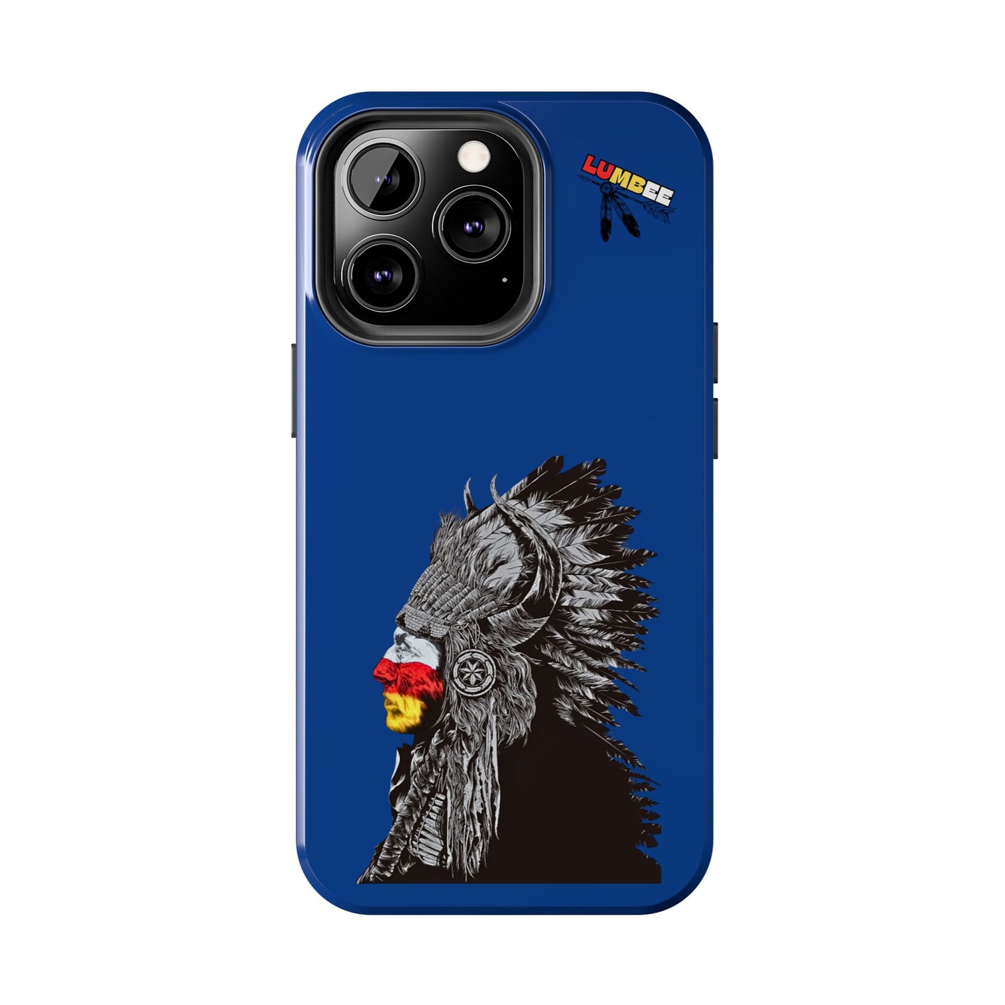 Blue Tough Phone Case — 910 Indian Chief
