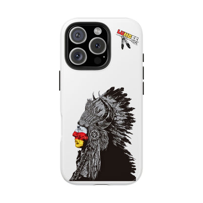 White Tough Phone Case — 910 Indian Chief