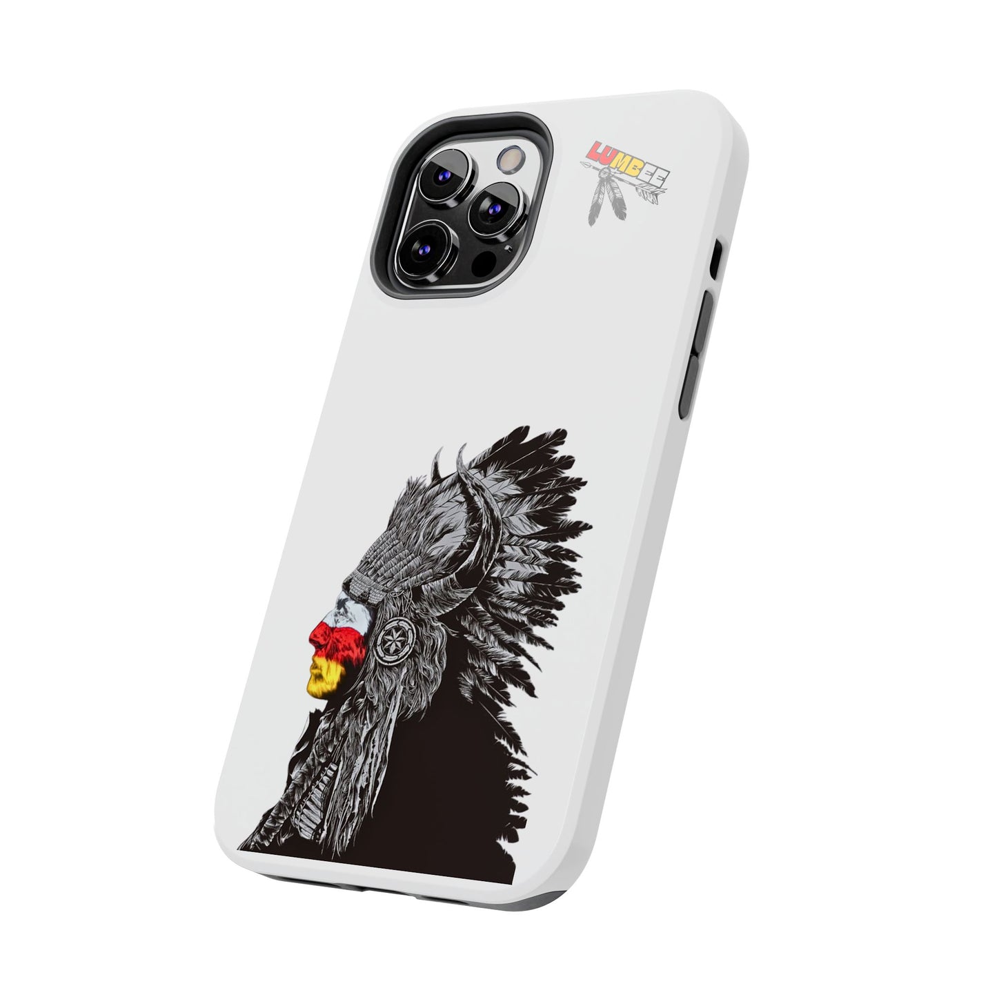 White Tough Phone Case — 910 Indian Chief