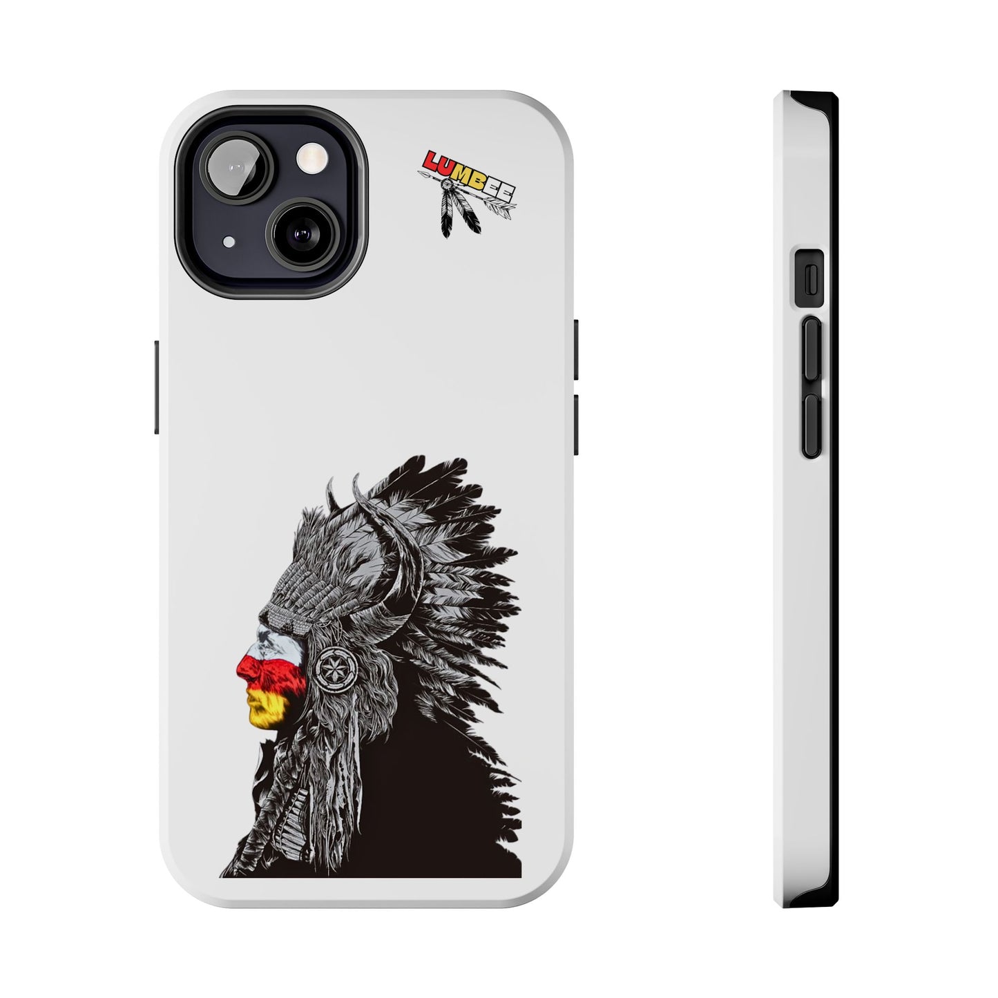 White Tough Phone Case — 910 Indian Chief