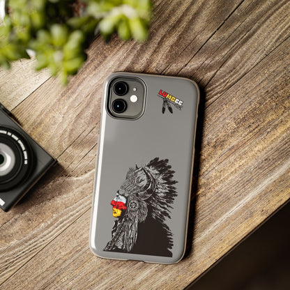 Grey Tough Phone Case — 910 Indian Chief