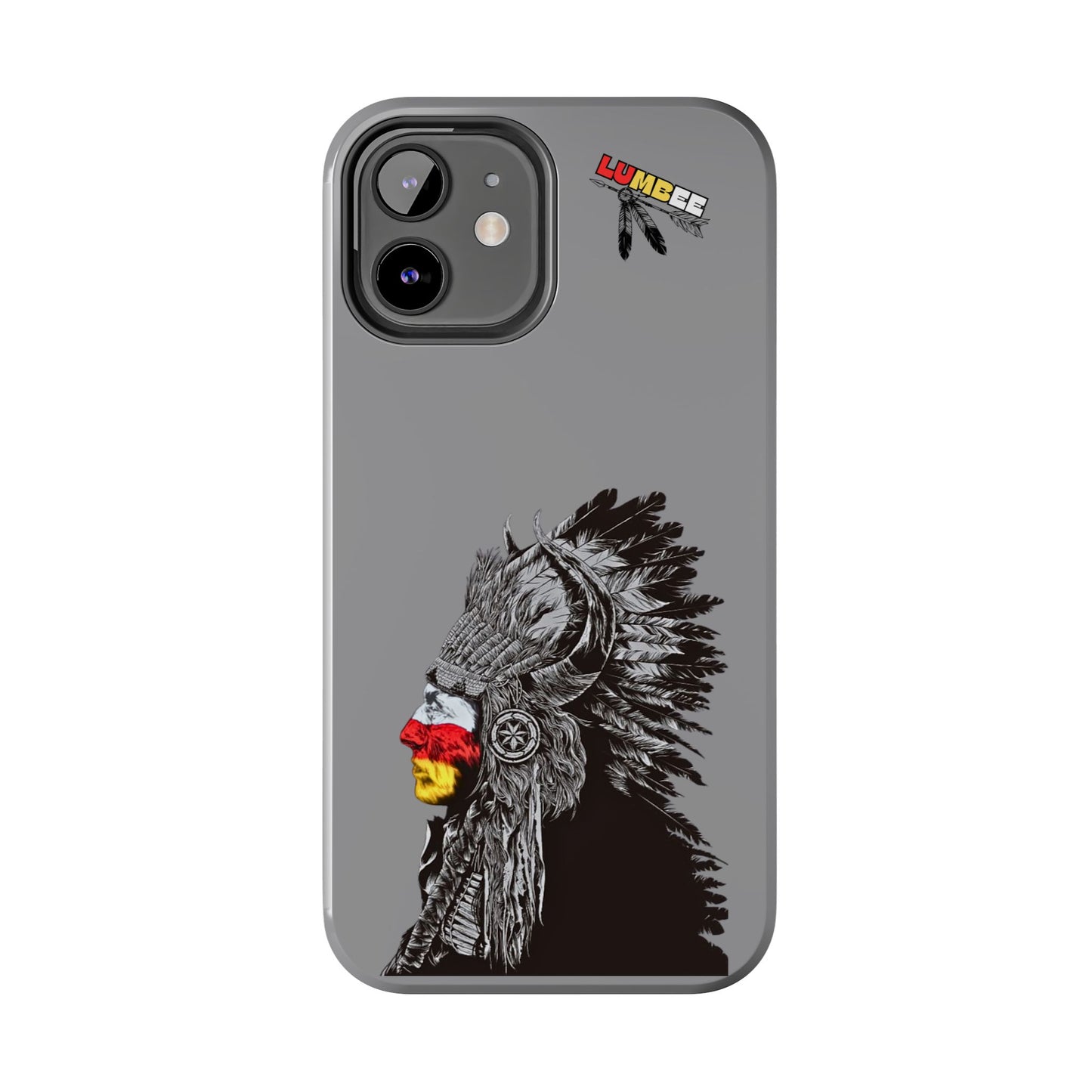 Grey Tough Phone Case — 910 Indian Chief