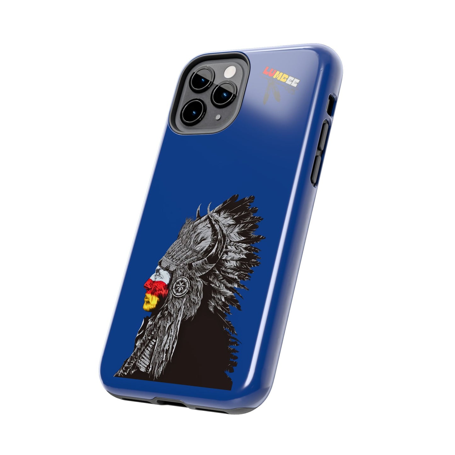 Blue Tough Phone Case — 910 Indian Chief