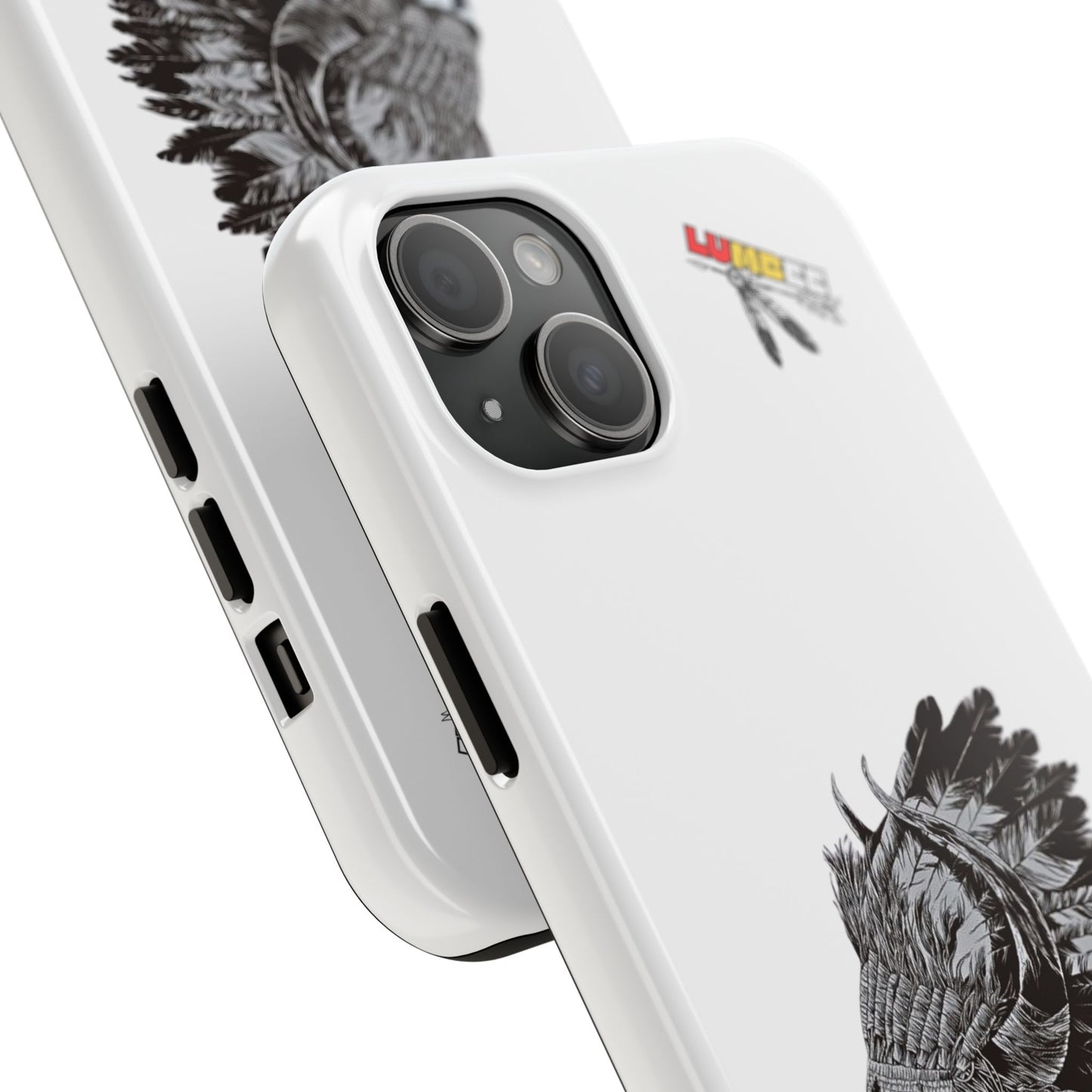 White Tough Phone Case — 910 Indian Chief