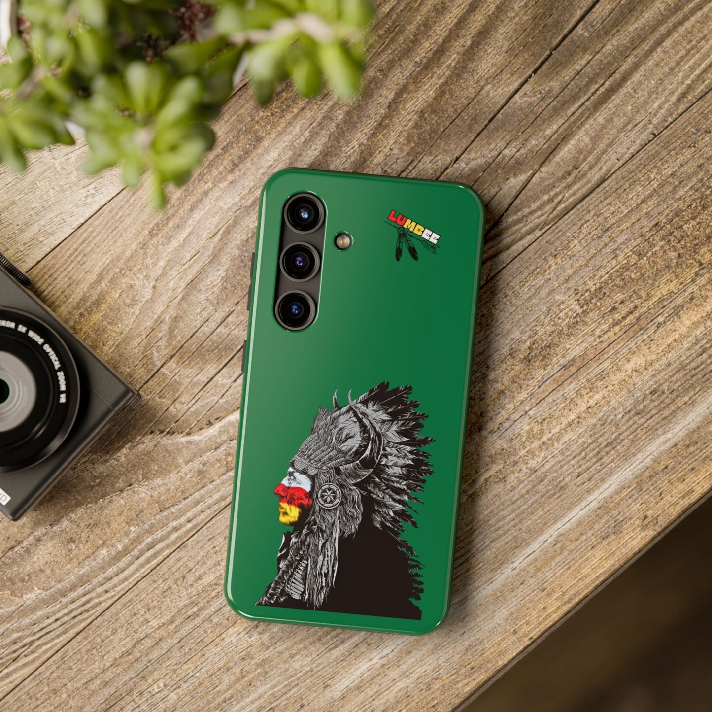Green Tough Phone Case — 910 Indian Chief