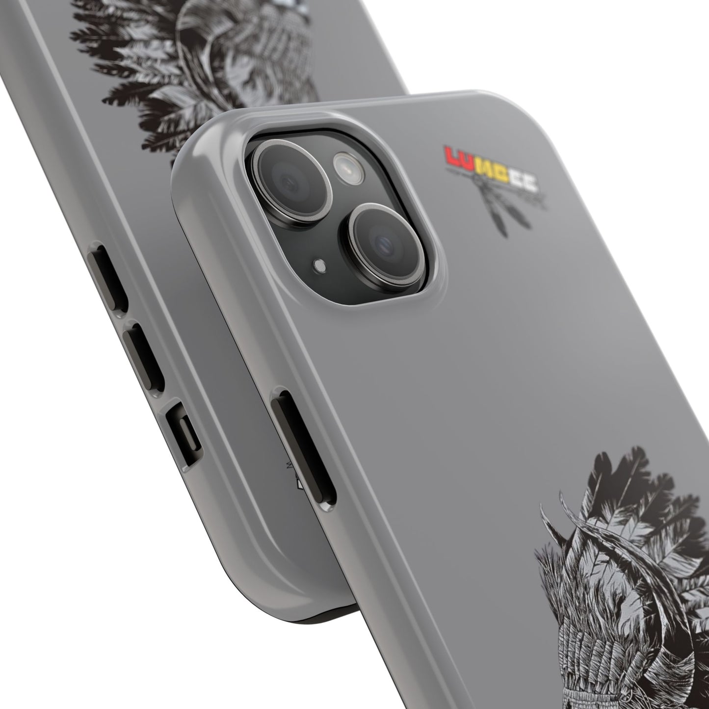 Grey Tough Phone Case — 910 Indian Chief
