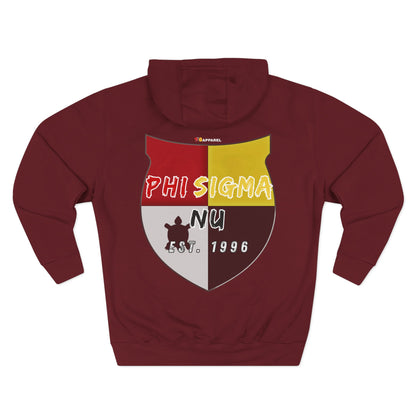 Phi Sigma Nu Fleece Graphic Hoodie - Crest