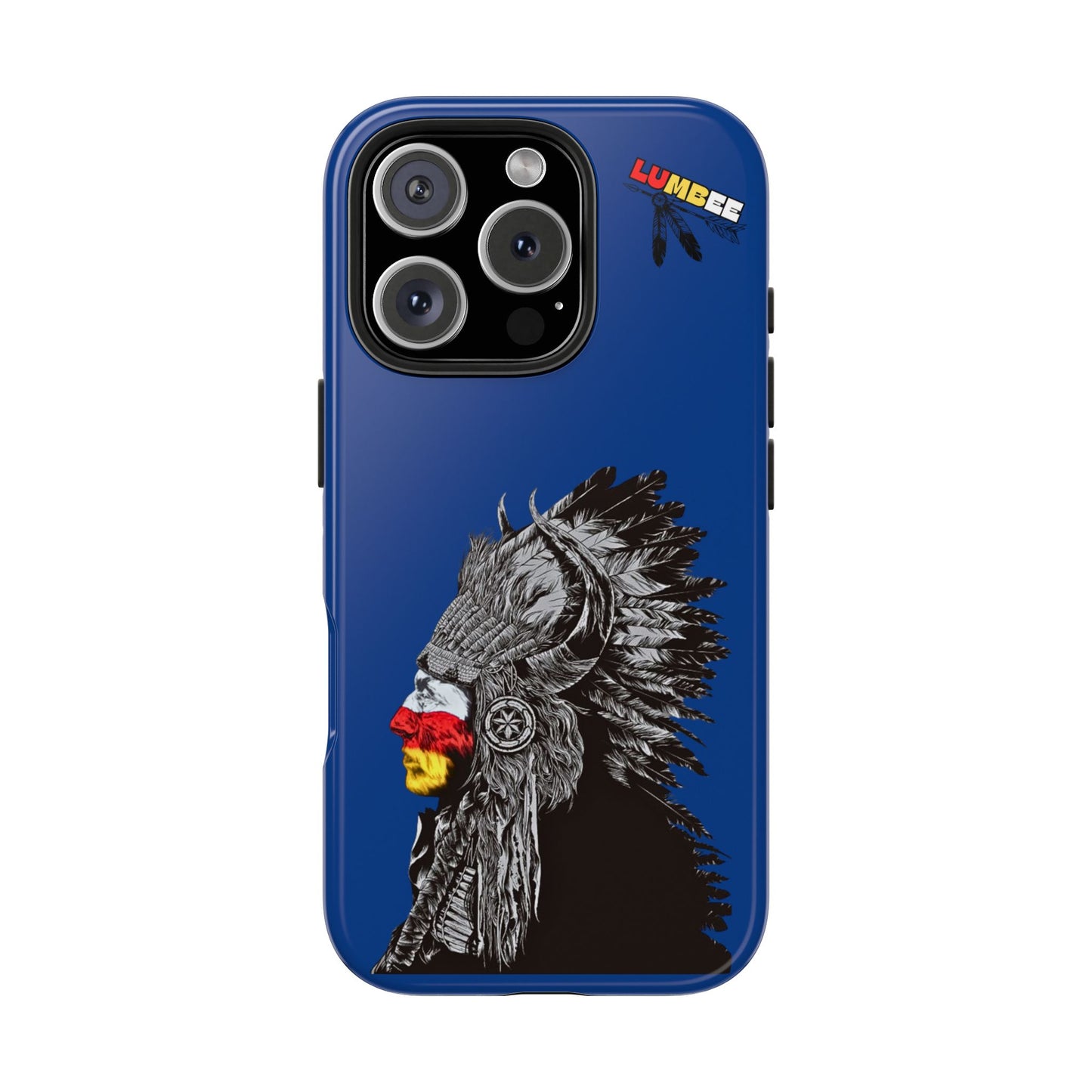 Blue Tough Phone Case — 910 Indian Chief
