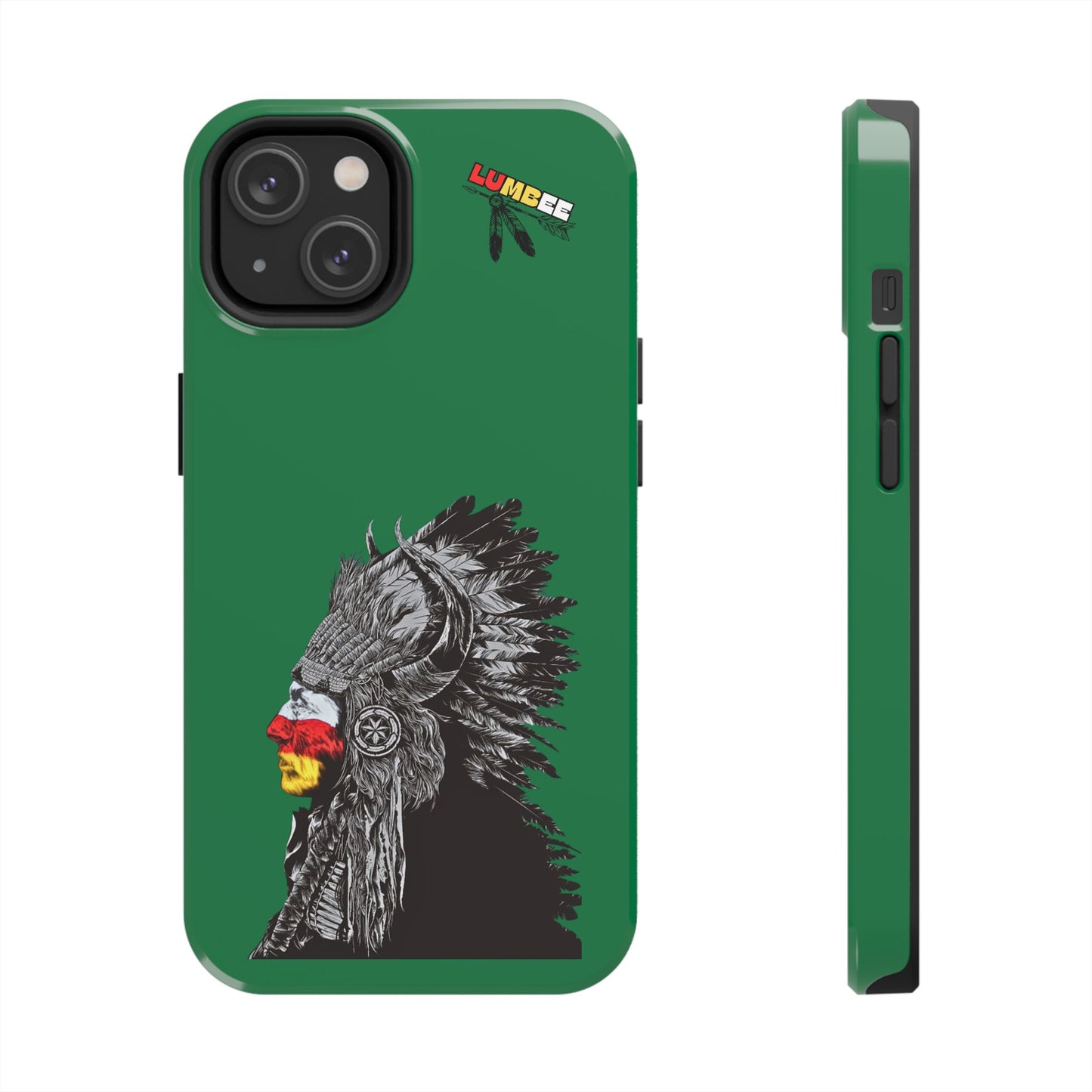 Green Tough Phone Case — 910 Indian Chief