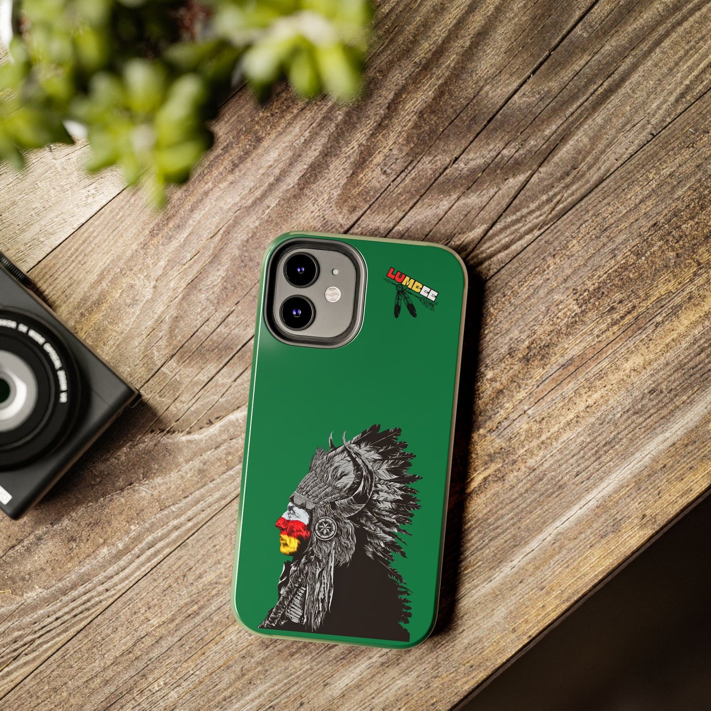 Green Tough Phone Case — 910 Indian Chief
