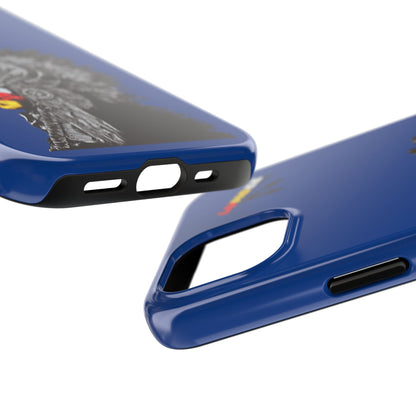 Blue Tough Phone Case — 910 Indian Chief