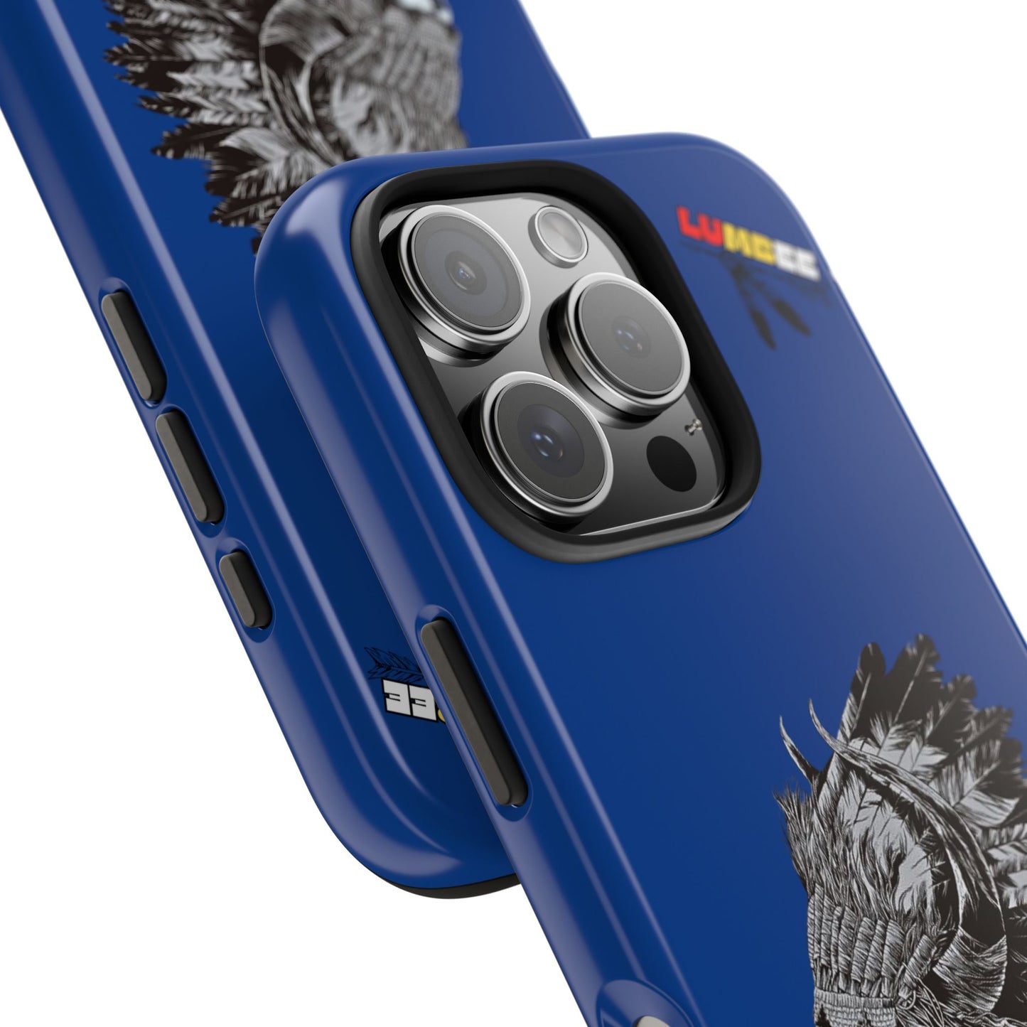 Blue Tough Phone Case — 910 Indian Chief
