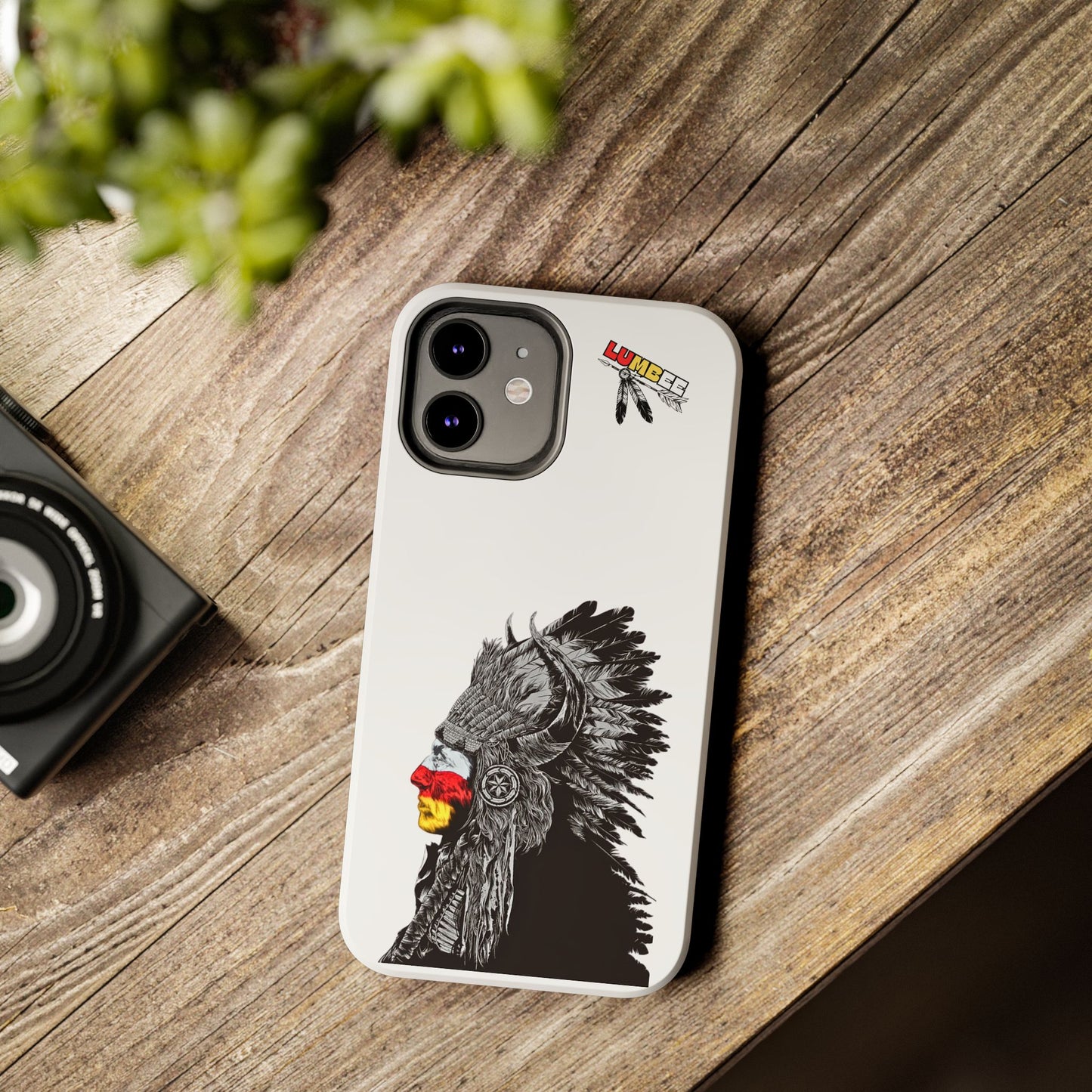 White Tough Phone Case — 910 Indian Chief
