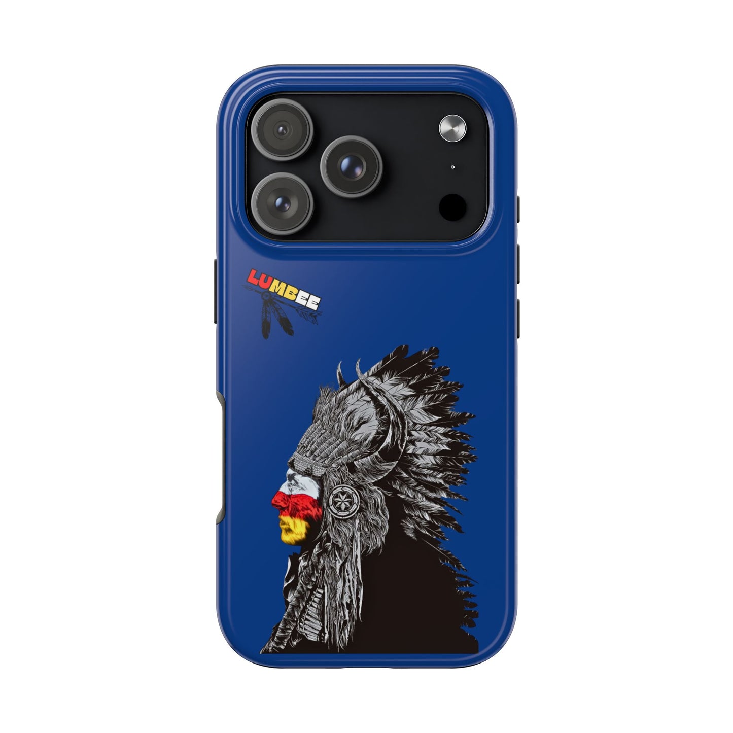 Blue Tough Phone Case — 910 Indian Chief