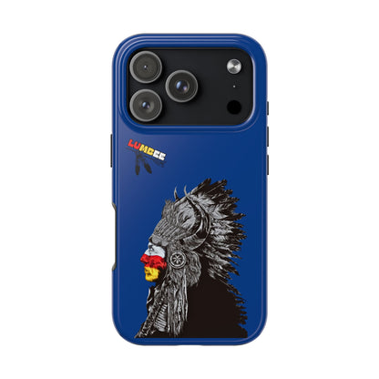 Blue Tough Phone Case — 910 Indian Chief
