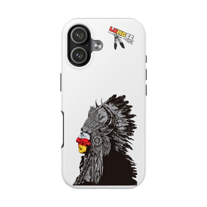 White Tough Phone Case — 910 Indian Chief