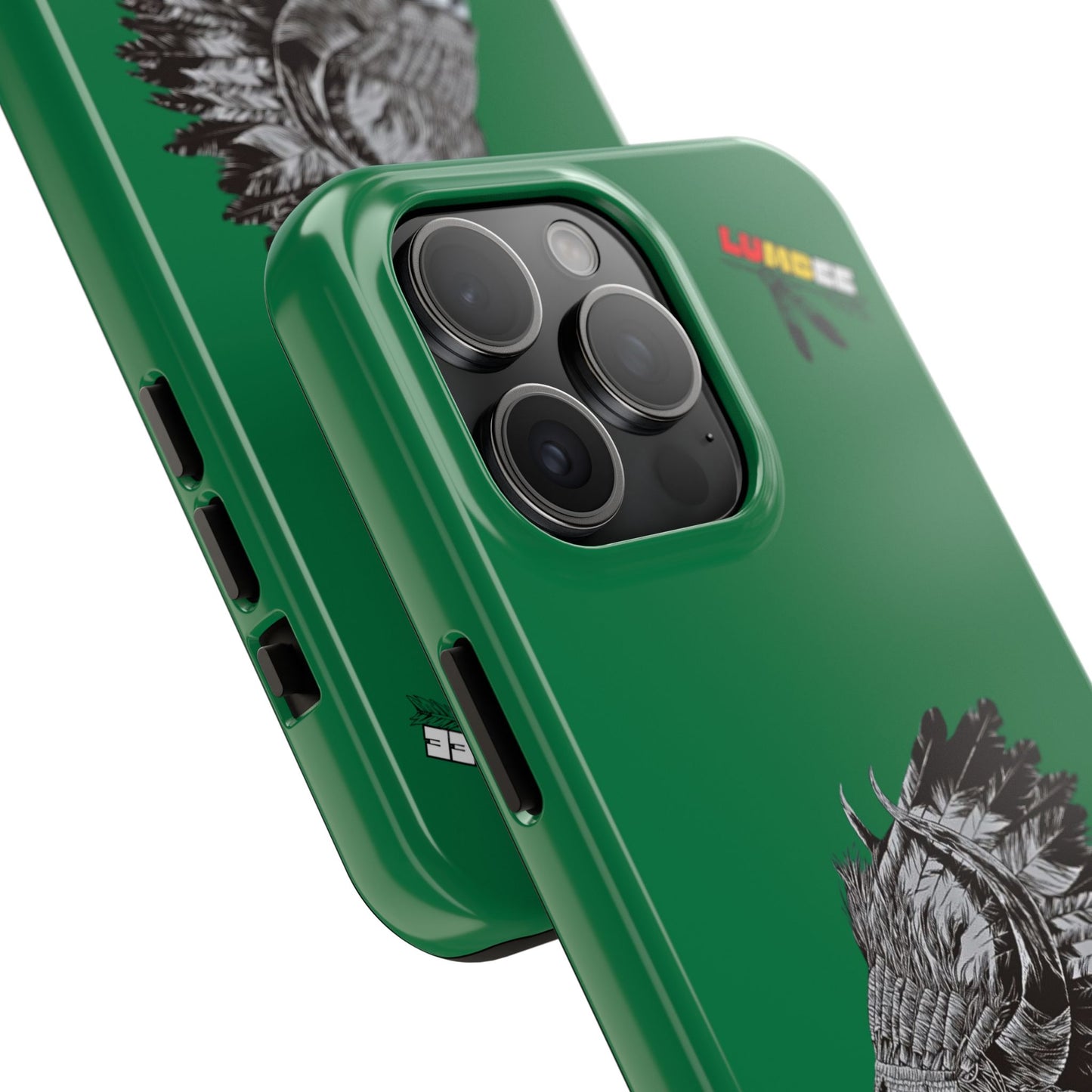 Green Tough Phone Case — 910 Indian Chief